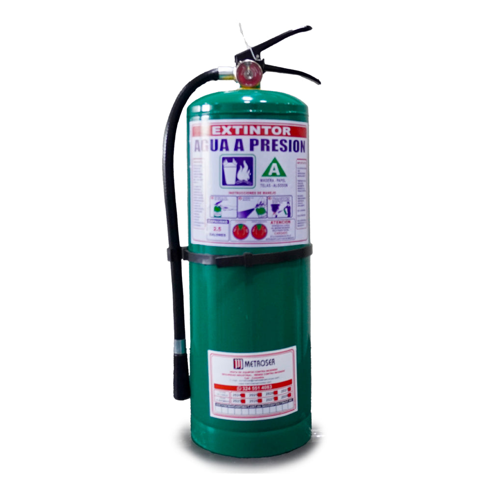 Extintor Clase A - H2O Agua a Presión