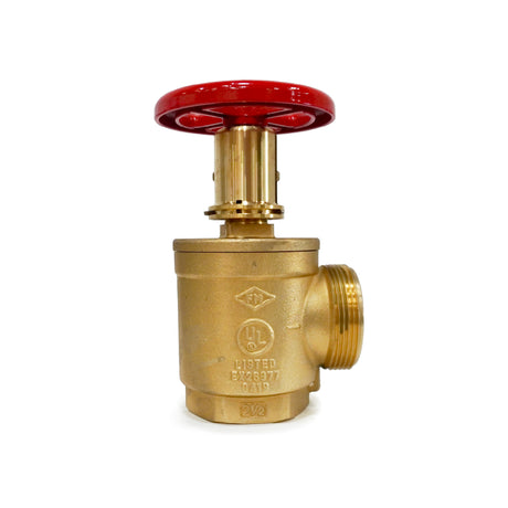 Válvula angular reductora para conexión de manguera contra incendios